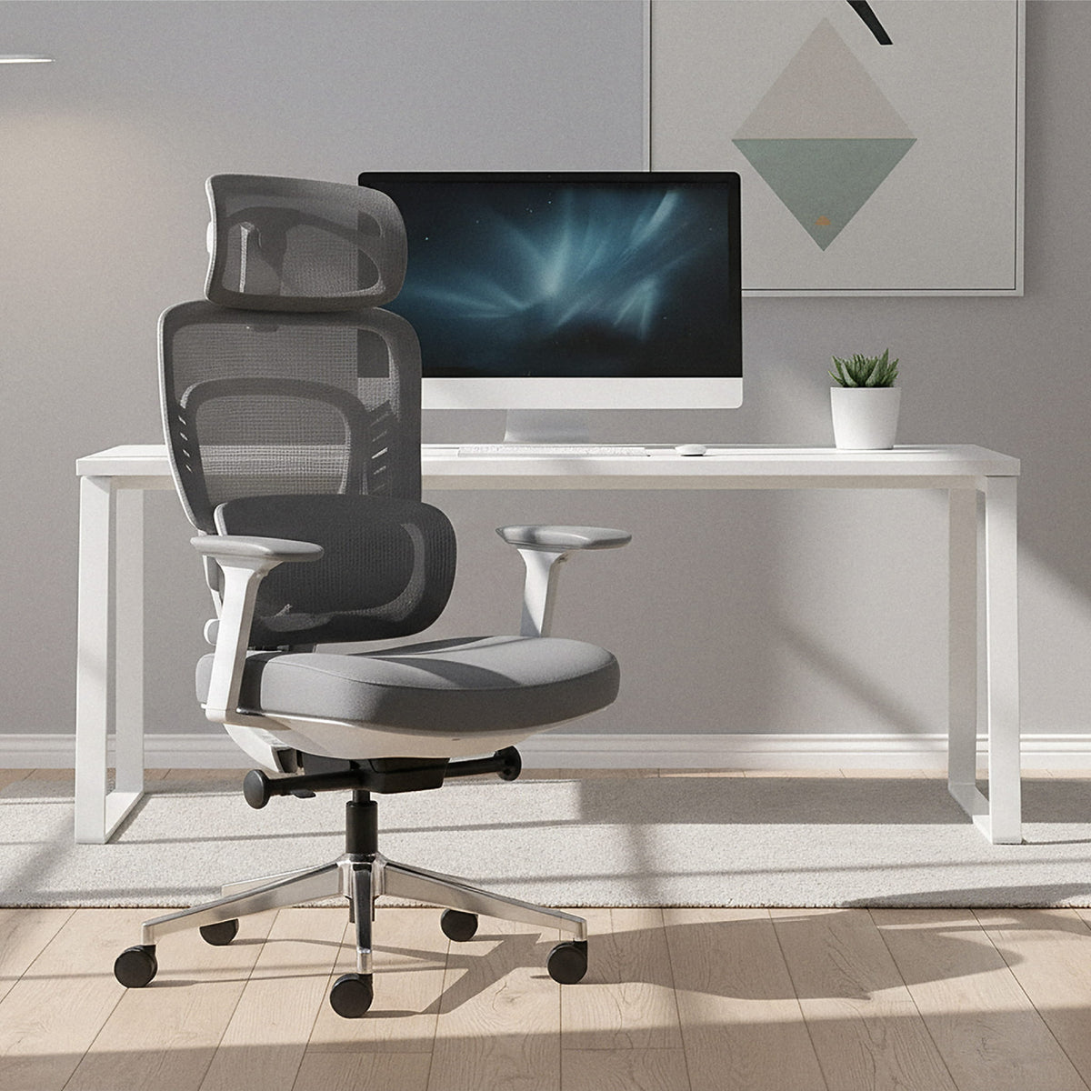 Mark Adler Visioner 6.1 Grey massage office chair