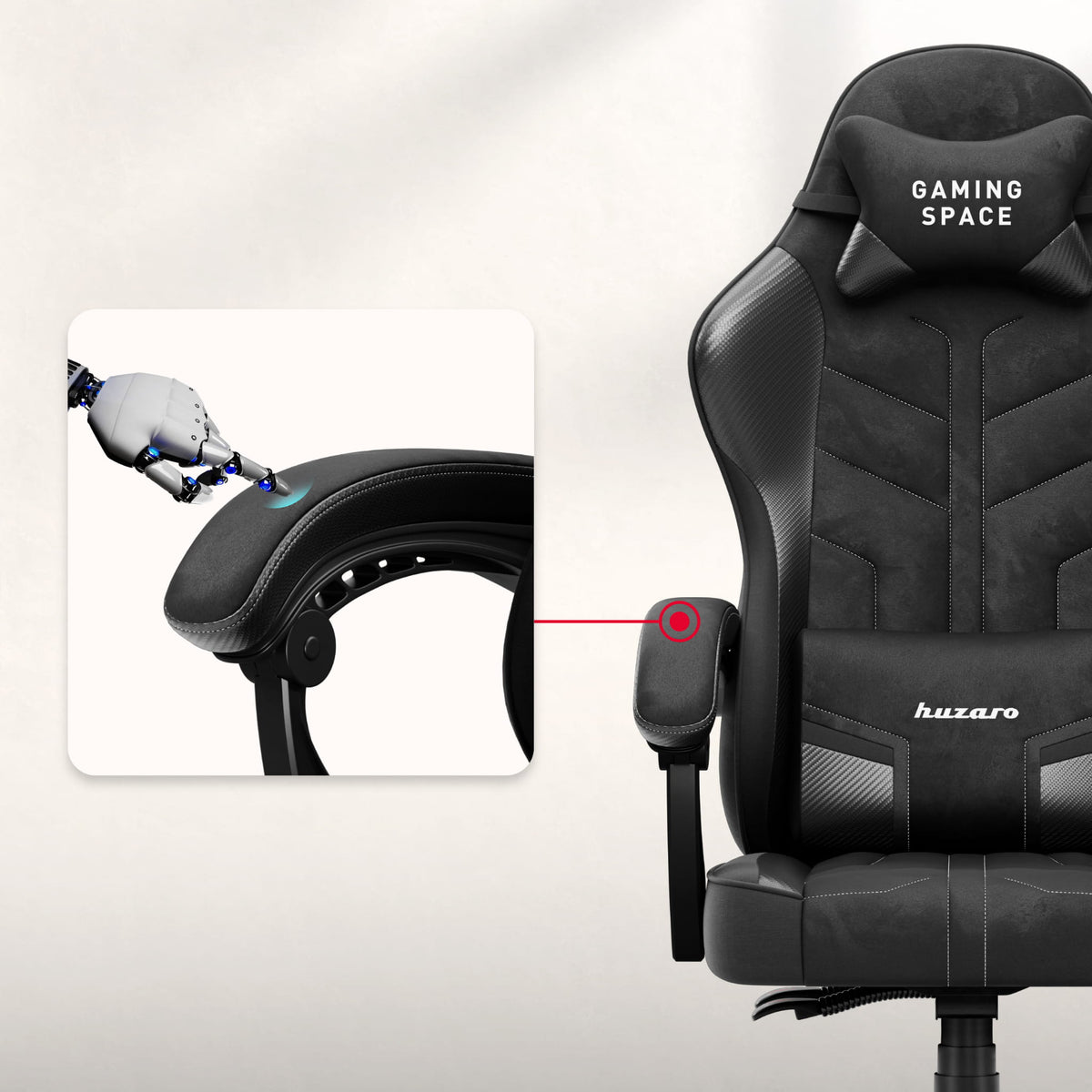 Soft armrests
