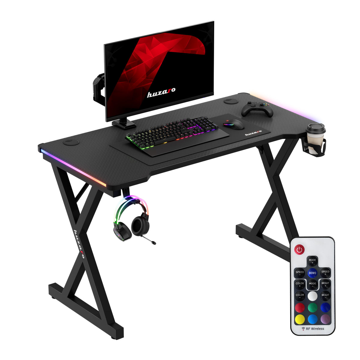 Huzaro Hero 2.3 RGB 120 cm LED gaming desk