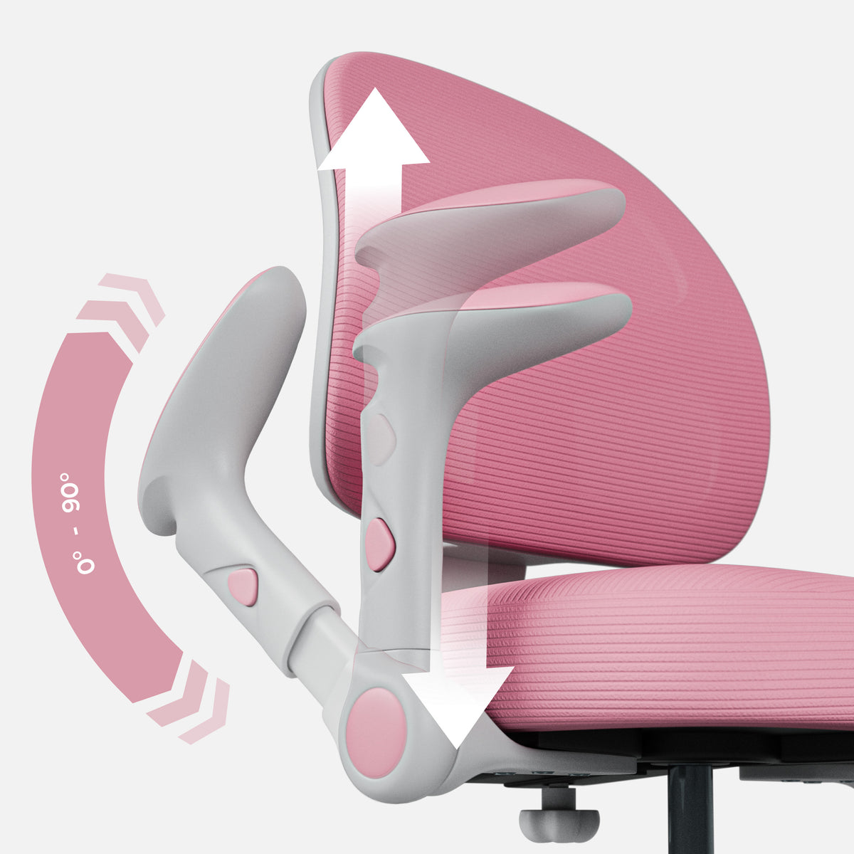 Mark Adler JUNIOR 5.0 Pink swivel chair