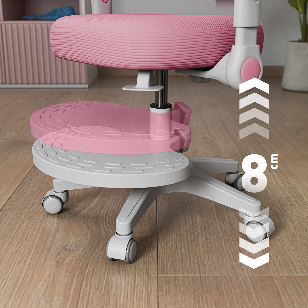 Mark Adler JUNIOR 5.0 Pink swivel chair