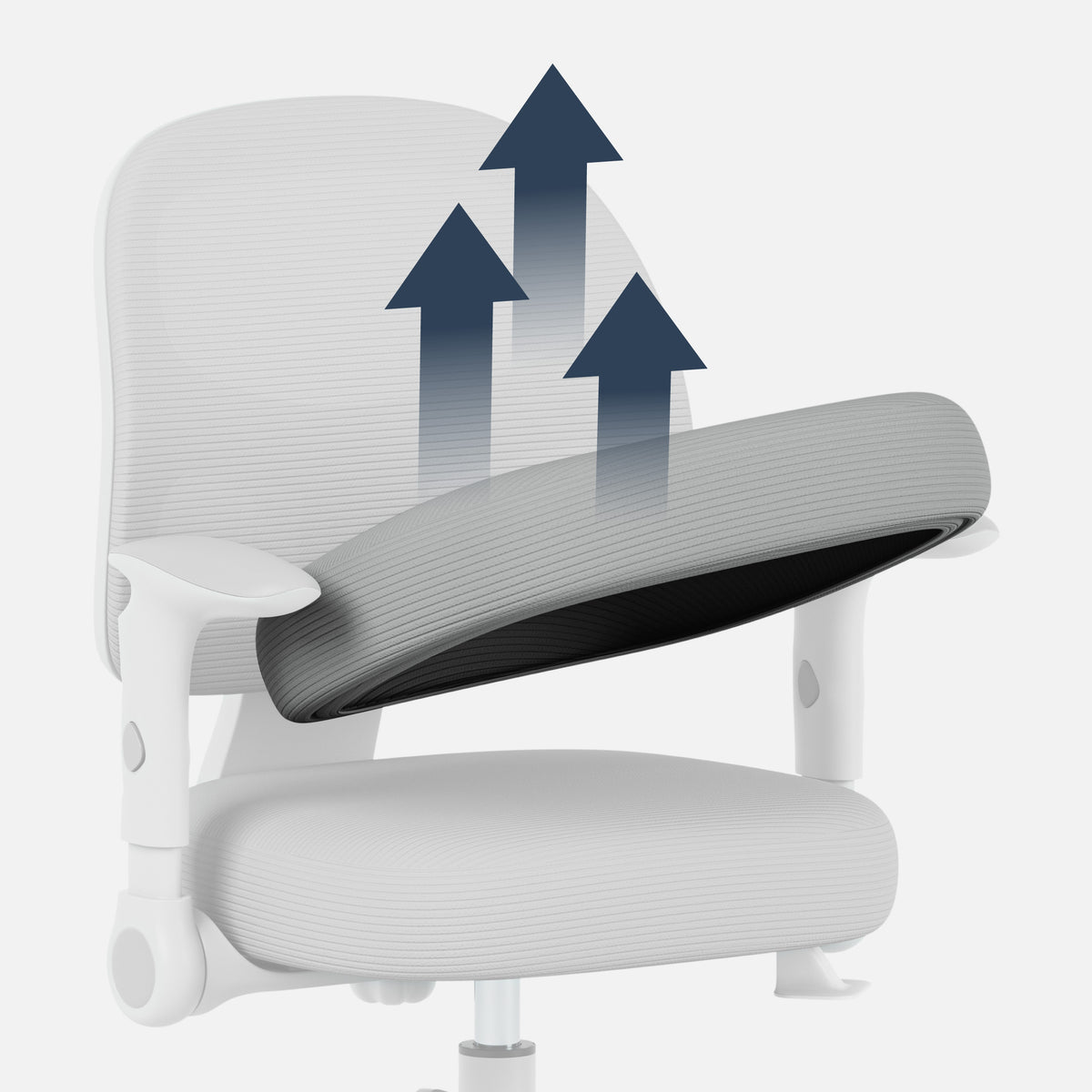 Mark Adler JUNIOR 5.0 Grey swivel chair