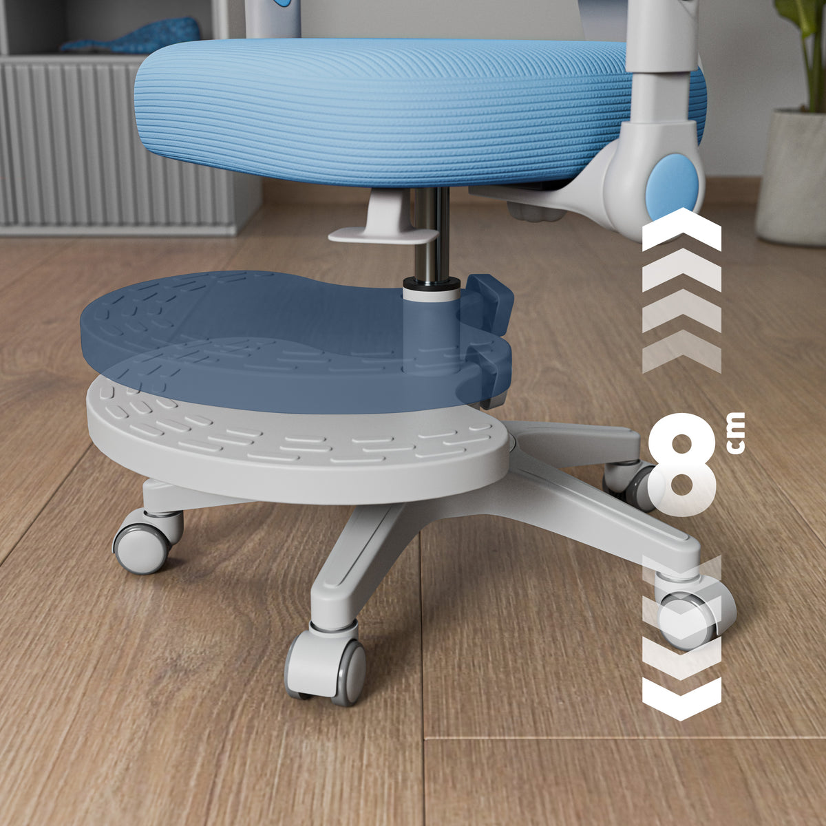 Mark Adler JUNIOR 5.0 Blue swivel chair