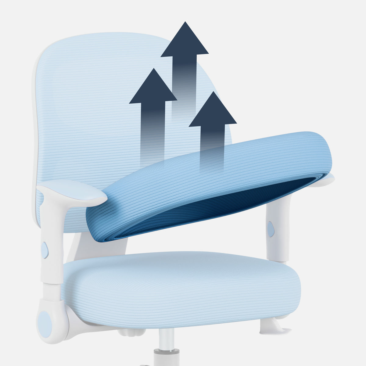 Mark Adler JUNIOR 5.0 Blue swivel chair