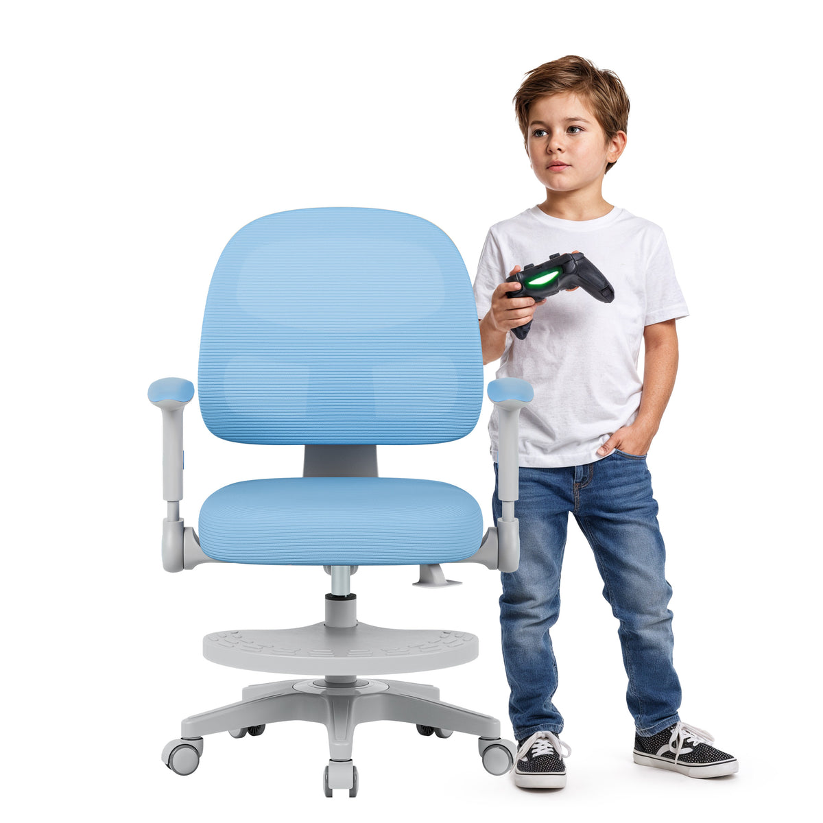 Mark Adler JUNIOR 5.0 Blue swivel chair