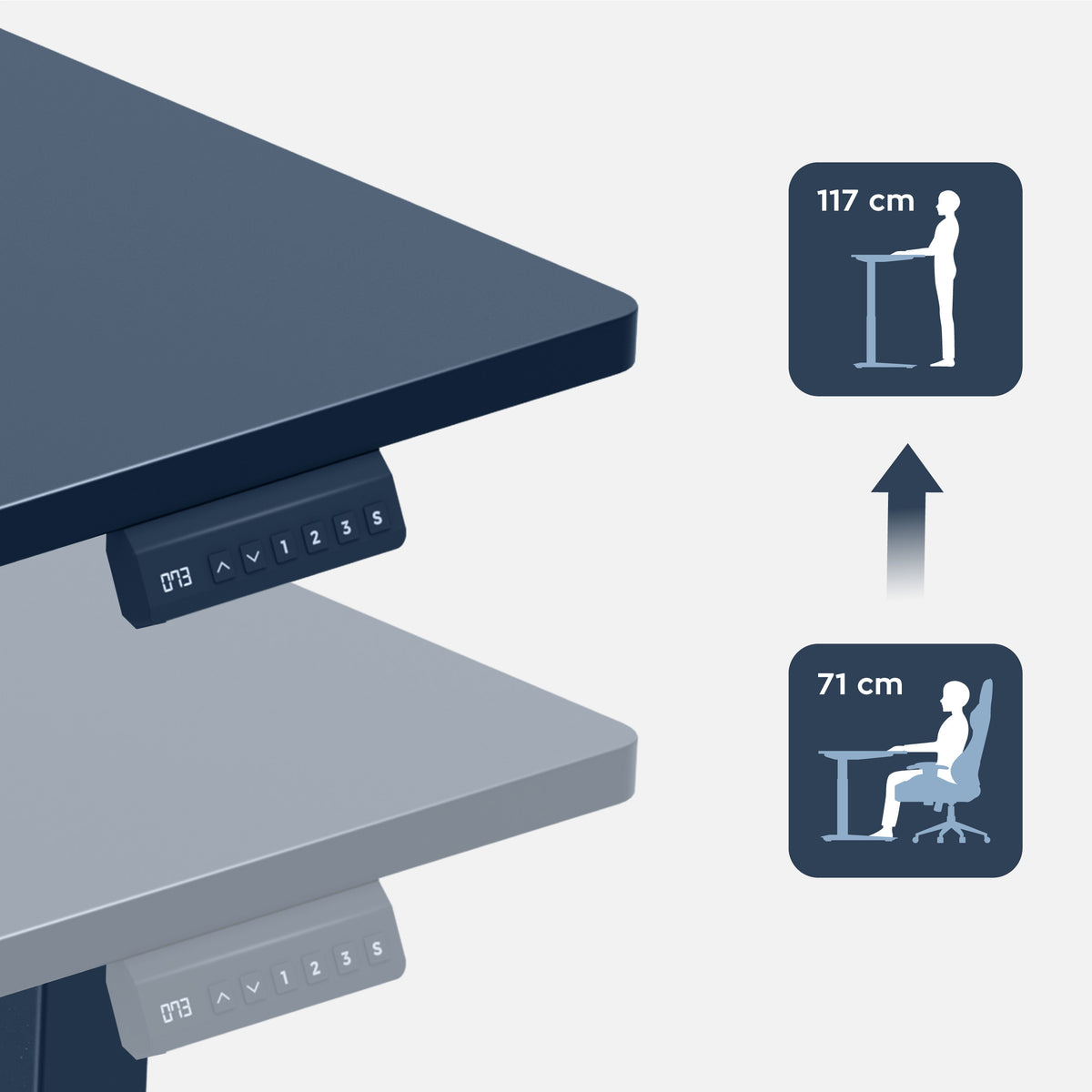 Mark Adler Leader 9.3 Black 160 cm electric desk