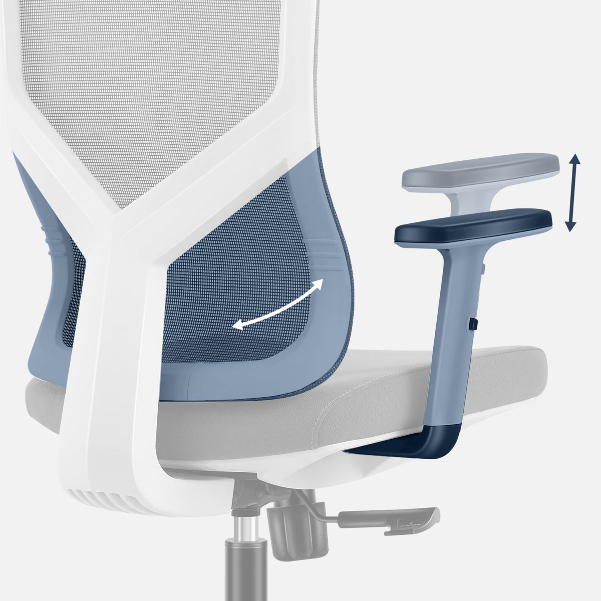 Mark Adler Manager 3.3 White Ergonomic Armchair