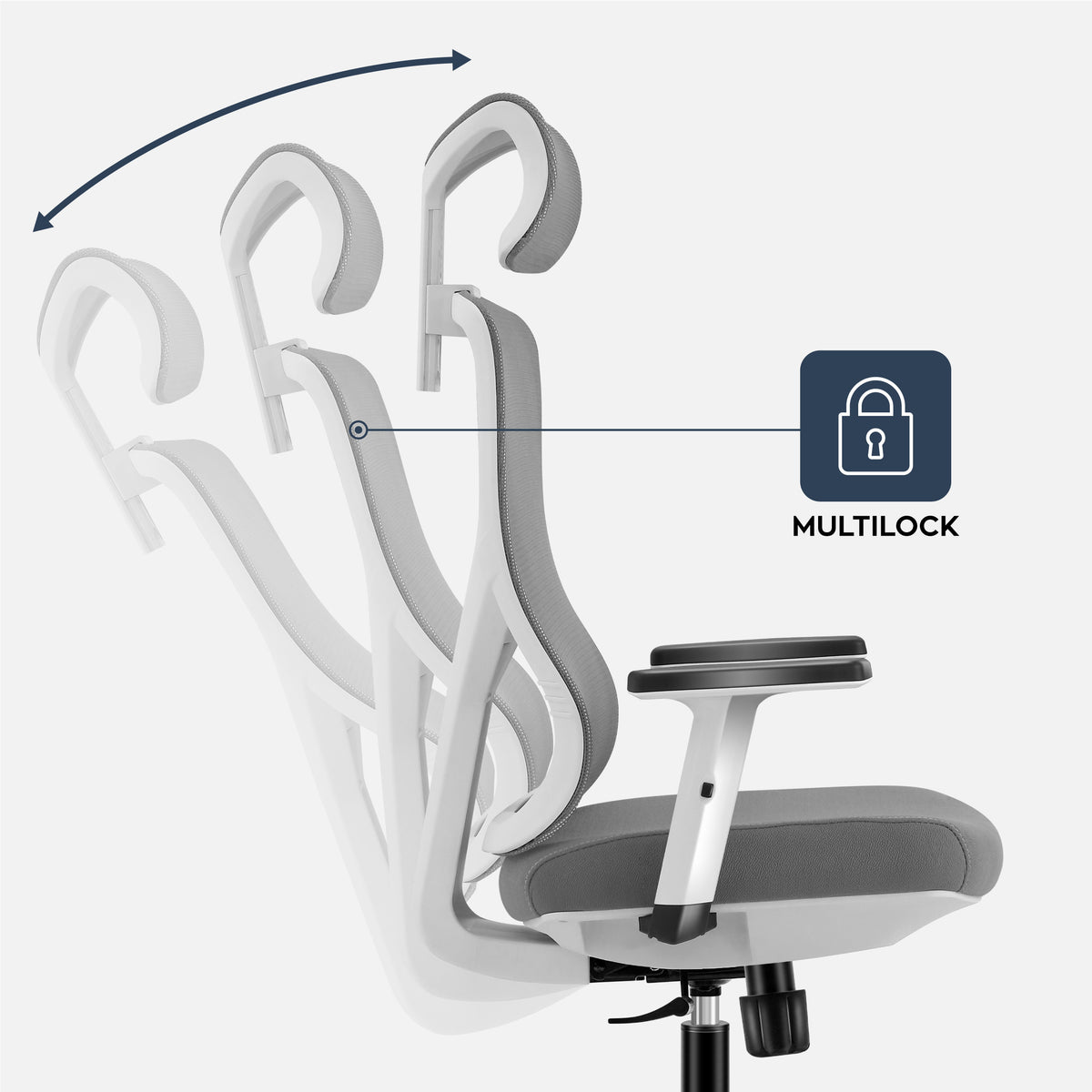 Mark Adler Manager 3.3 White Ergonomic Armchair