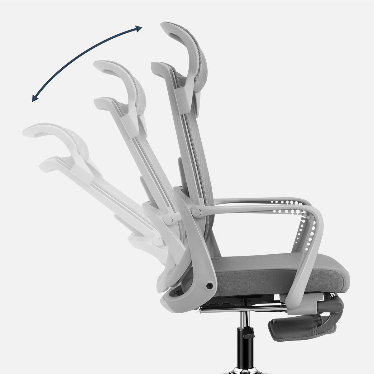 Mark Adler Manager 3.6 Grey Ergonomic Armchair
