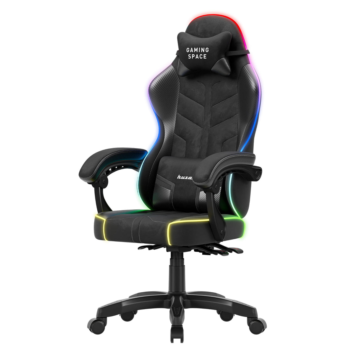 Huzaro Force 2.7 RGB Black Velour Gaming Chair – OUTLET