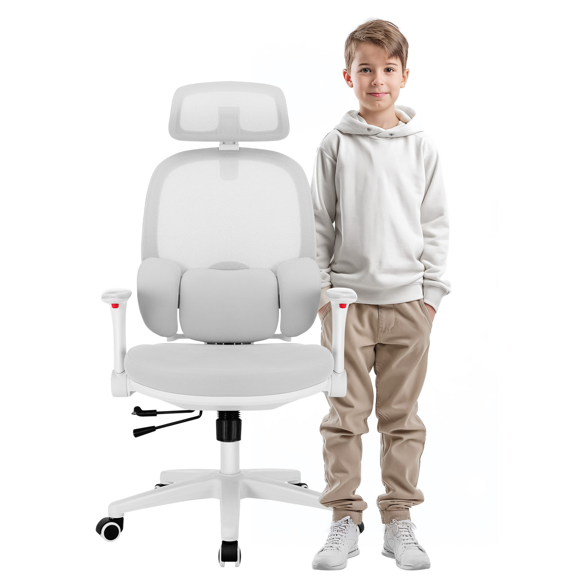 Mark Adler Junior 6.3 Grey Ergonomic Children’s Armchair