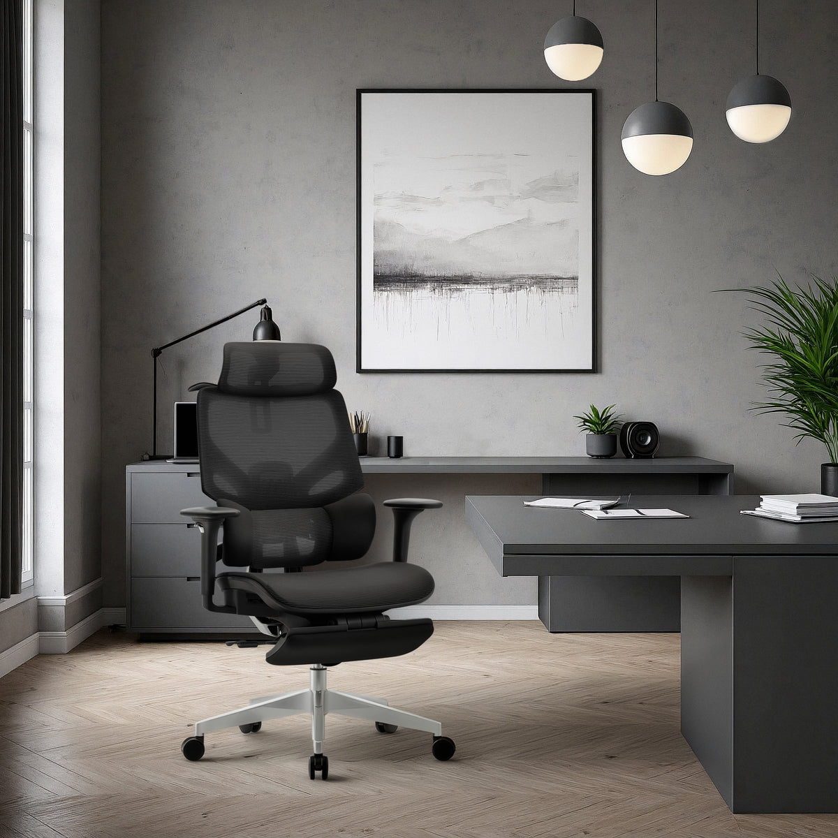 Mark Adler Expert 8.7 Black Mesh Ergonomic Chair – OUTLET