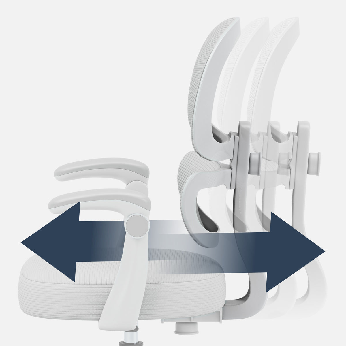 Adjustable seat depth