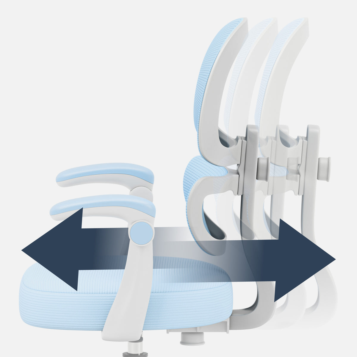 Adjustable seat depth
