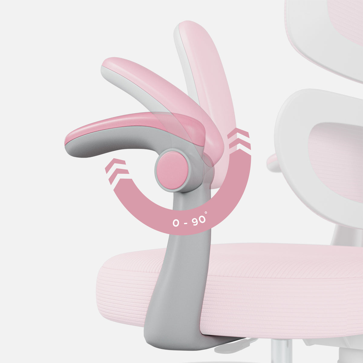 Comfortable, reclining armrests