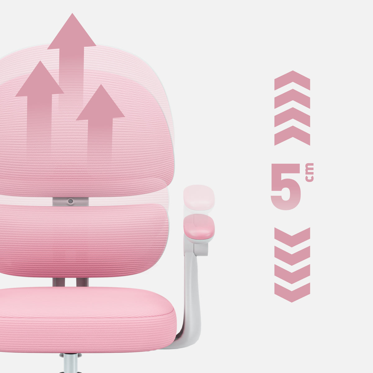 Mark Adler Junior 4.4 Pink Ergonomic Children’s Armchair