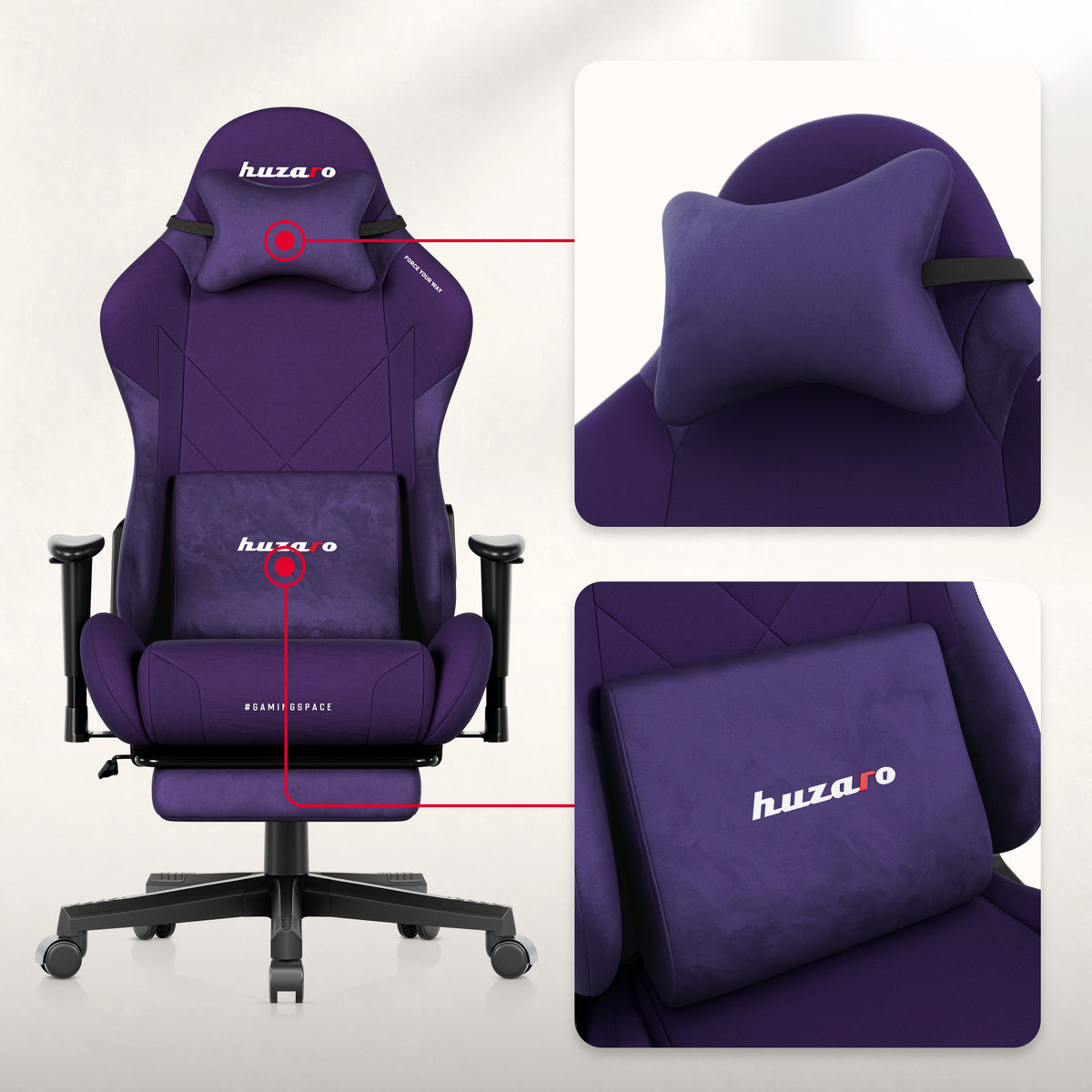 Huzaro Force 5.7 Purple gaming chair