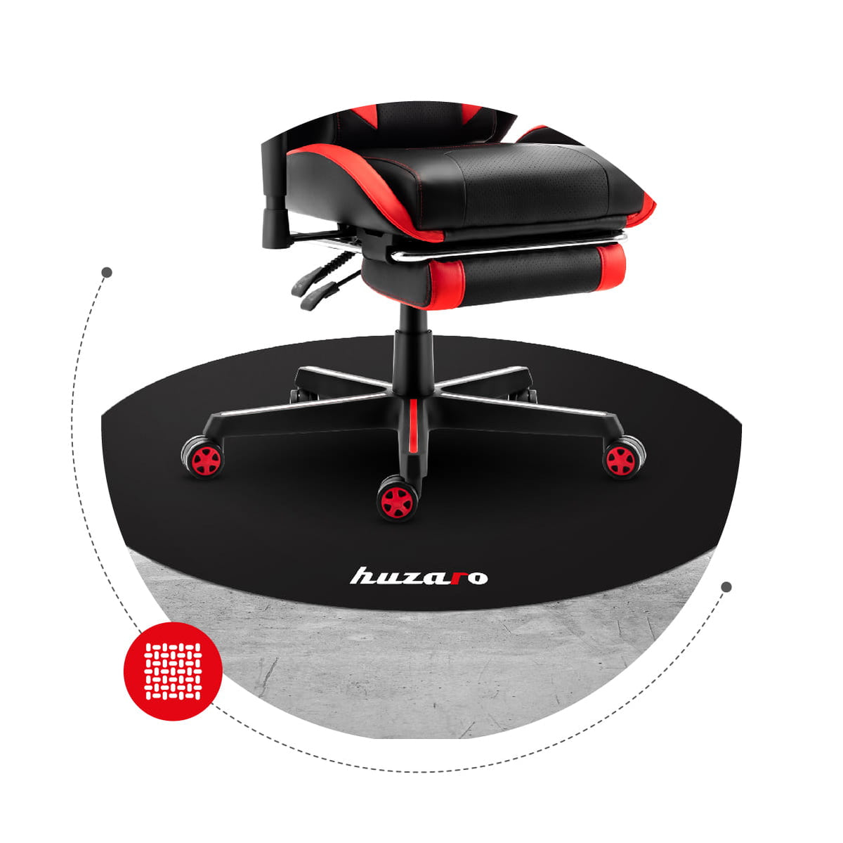 Huzaro FloorMat 3.0 Gaming Mat for Armchairs