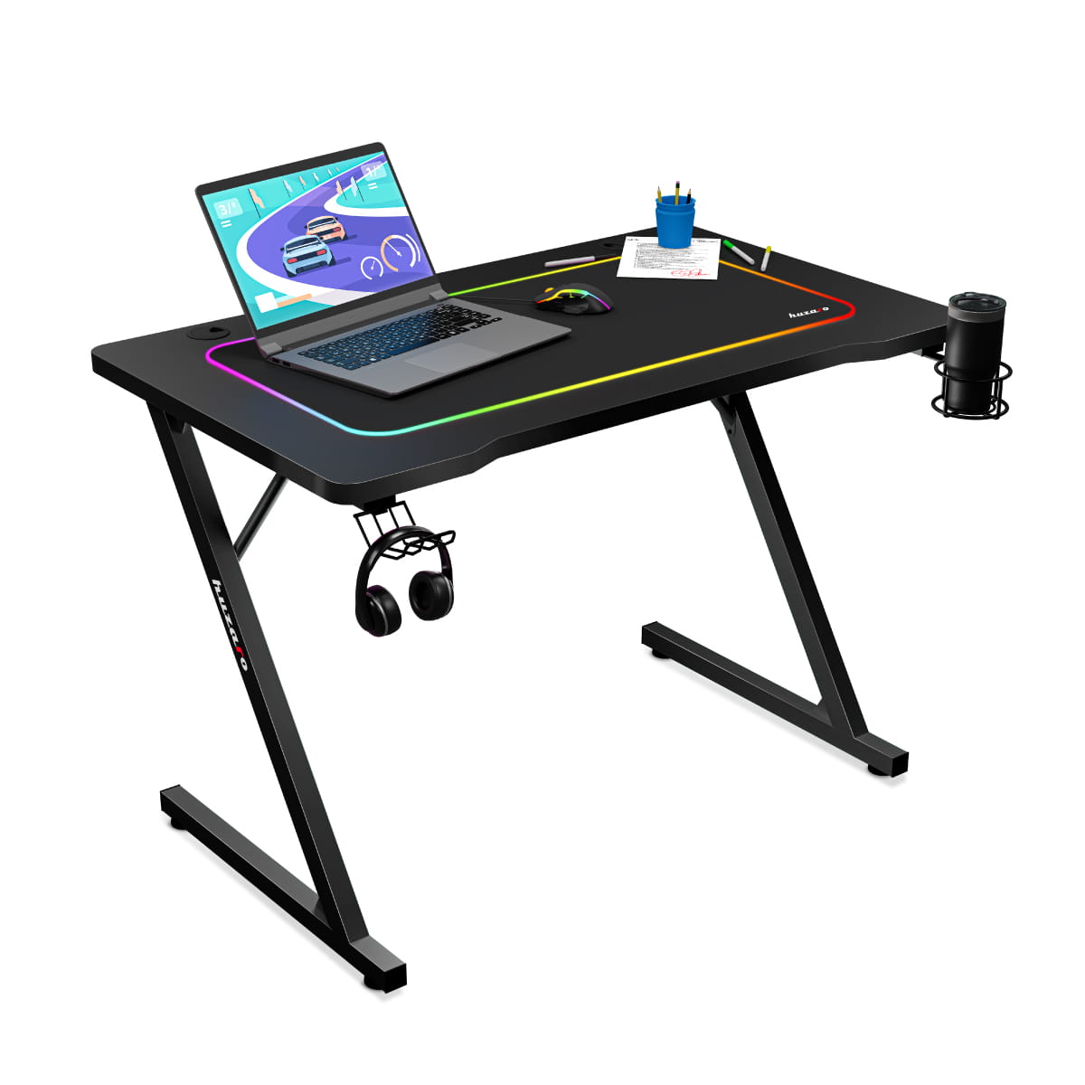 Huzaro Hero 1.8 Black 100 cm Gaming Desk
