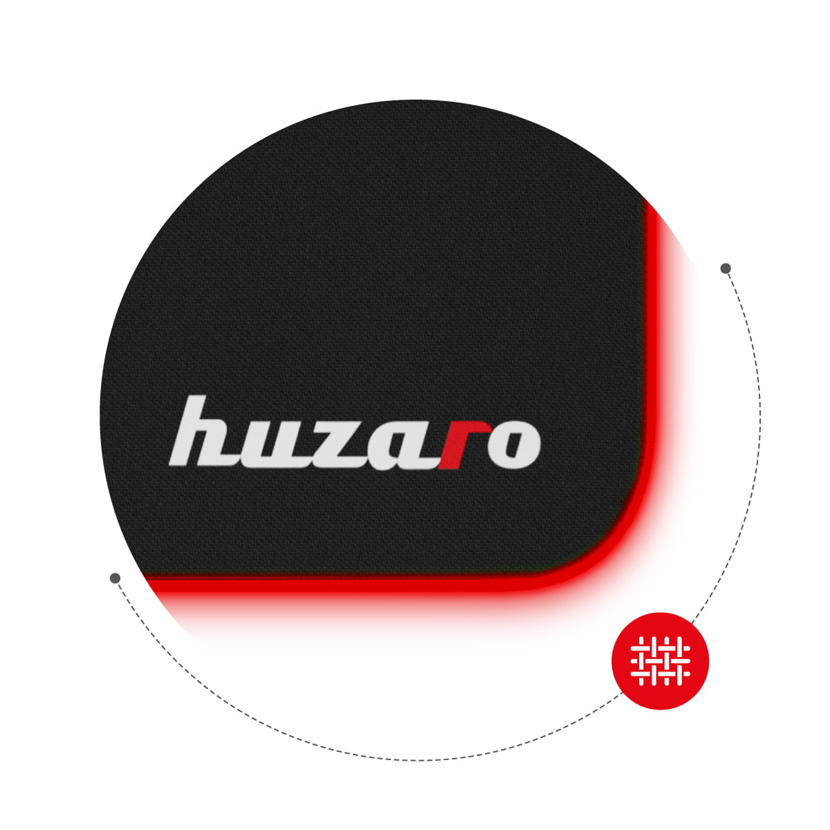 Huzaro RGB Design Gaming Mouse Mat