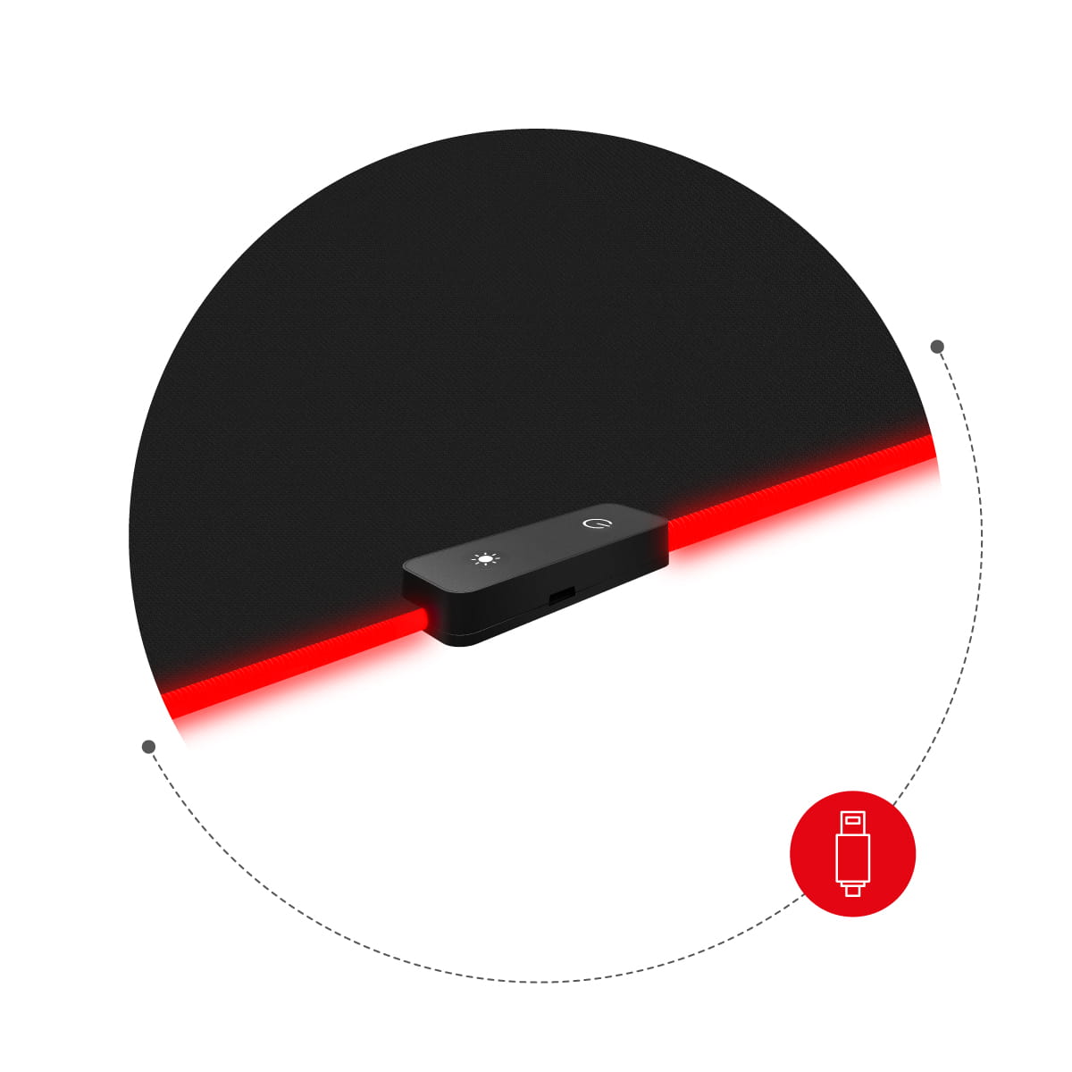 Huzaro RGB Design Gaming Mouse Mat