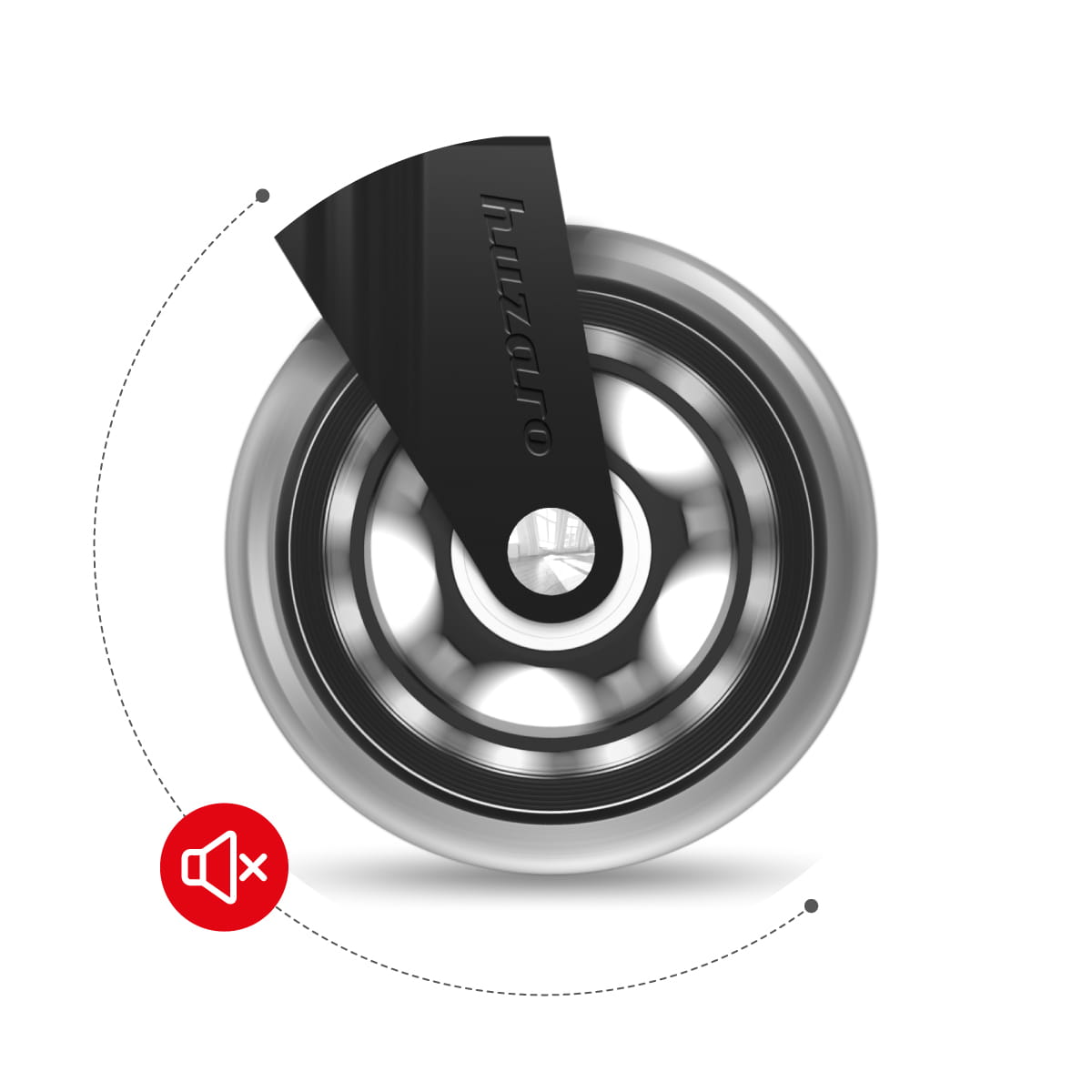 Casters for armchairs – Casters 2.0 Black