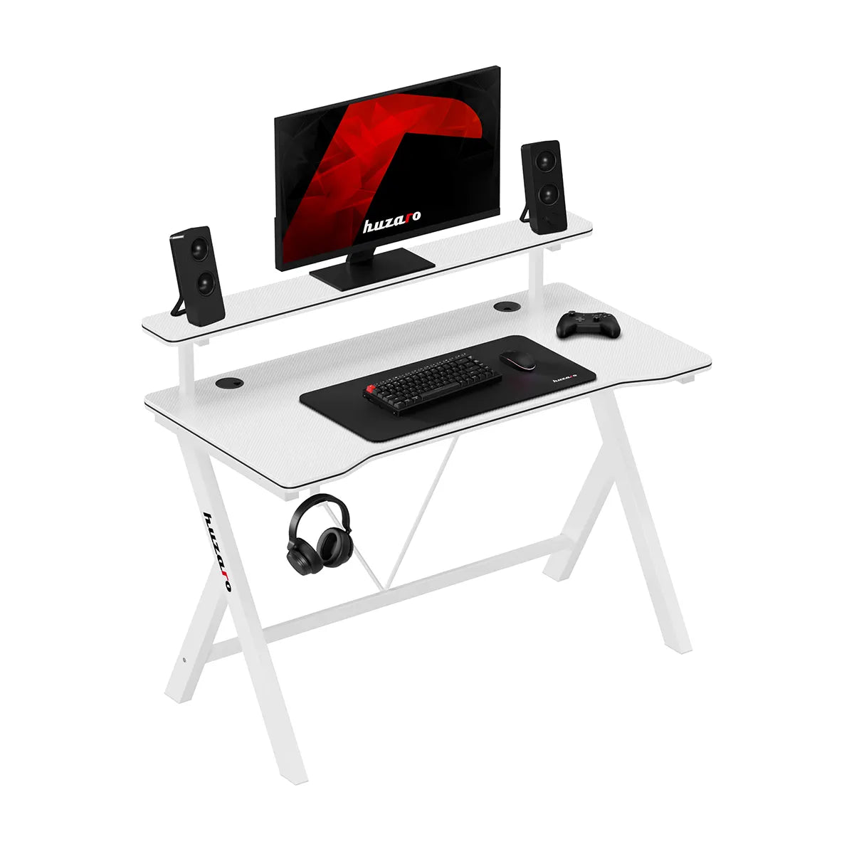 Huzaro Hero 1.9 White 120 cm gaming desk