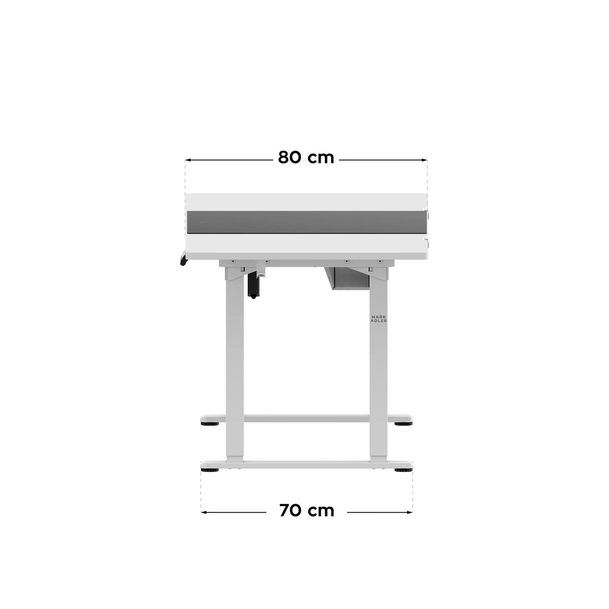 Mark Adler Leader 9.3 White 160 cm electric desk