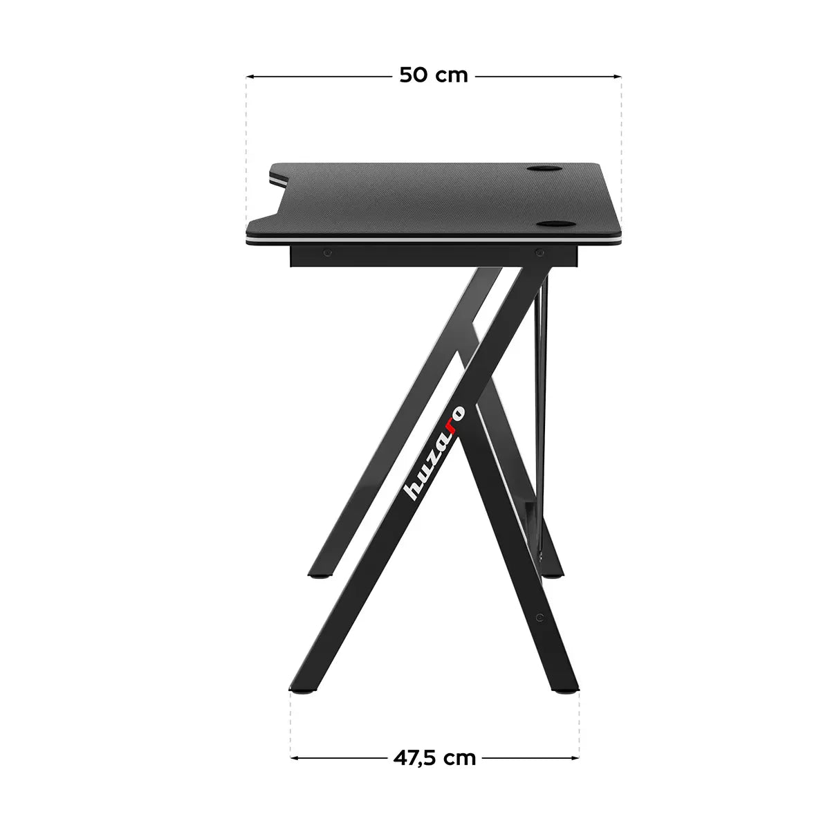 Huzaro Hero 1.4 Black 100 cm Gaming Desk