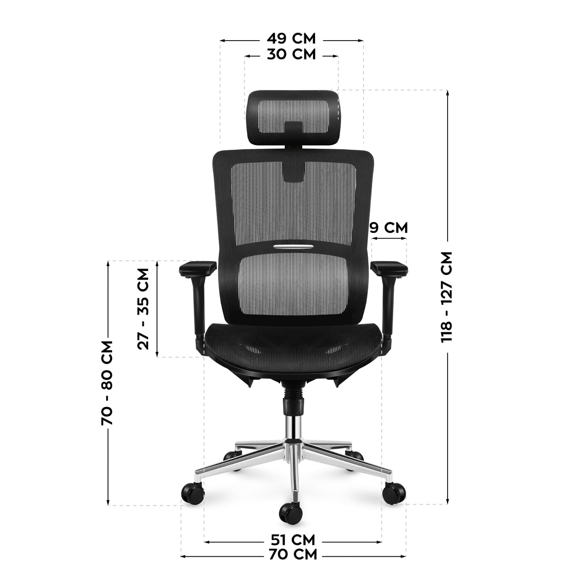 MARK ADLER EXPERT 6.2 Black Office Chair