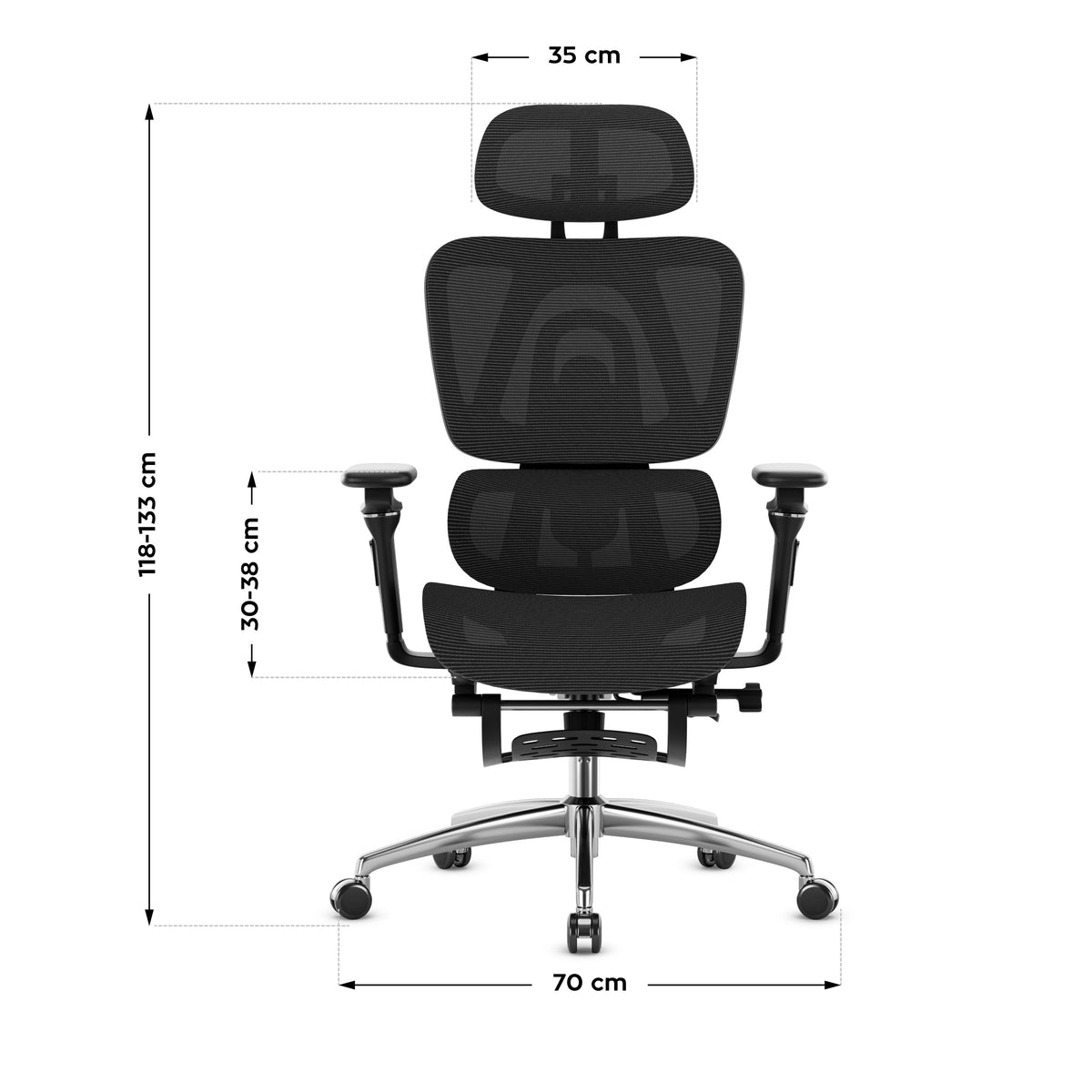 Mark Adler Expert 7.9 Black Ergonomic Armchair