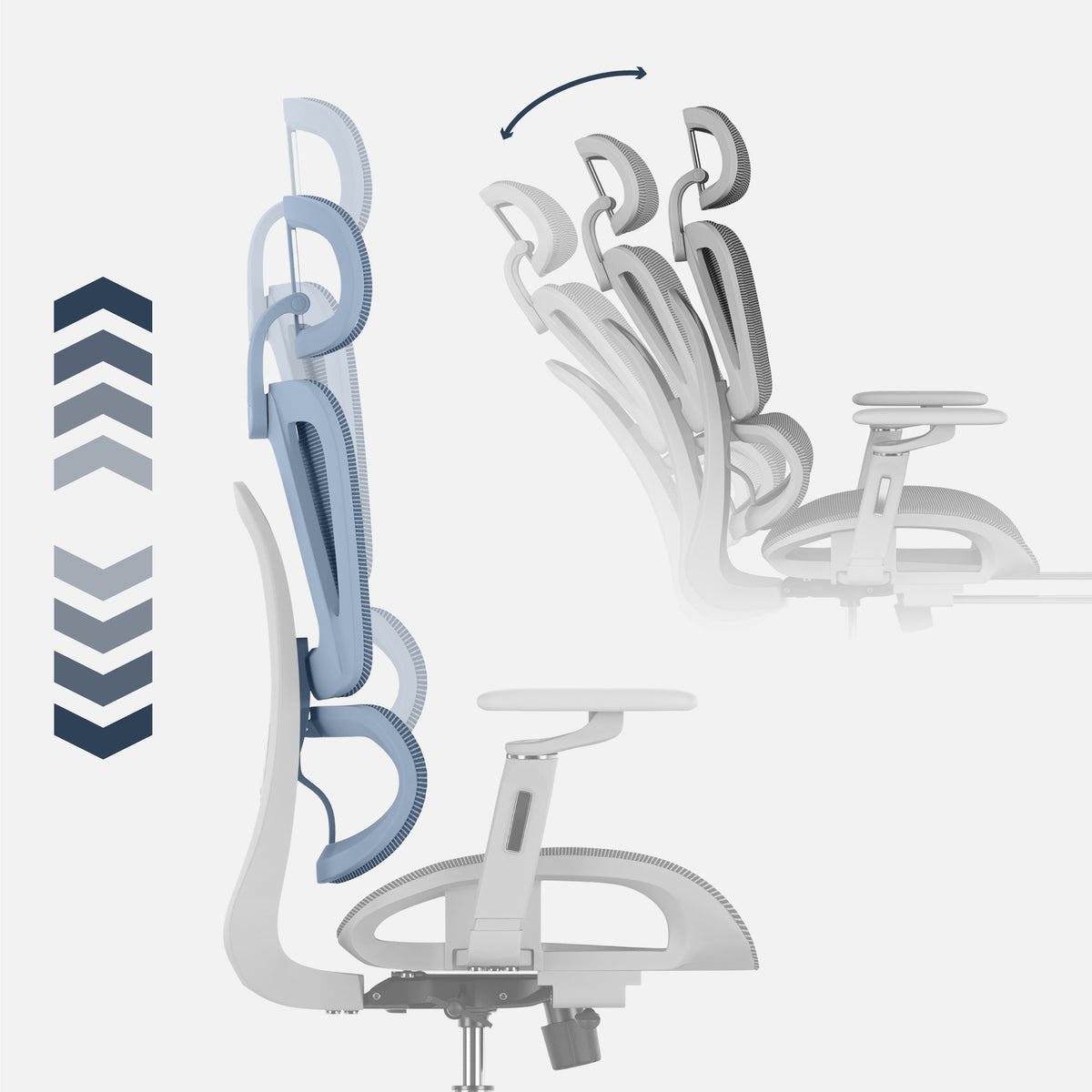 An ergonomic chair for home and office use