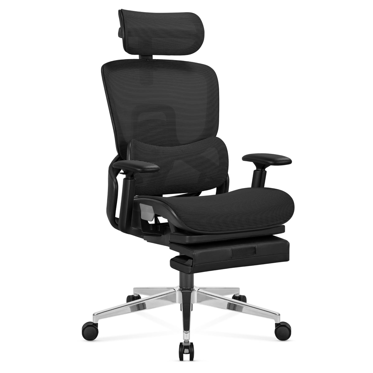 Mark Adler Expert 9.3 Black ergonomic armchair with footrest
