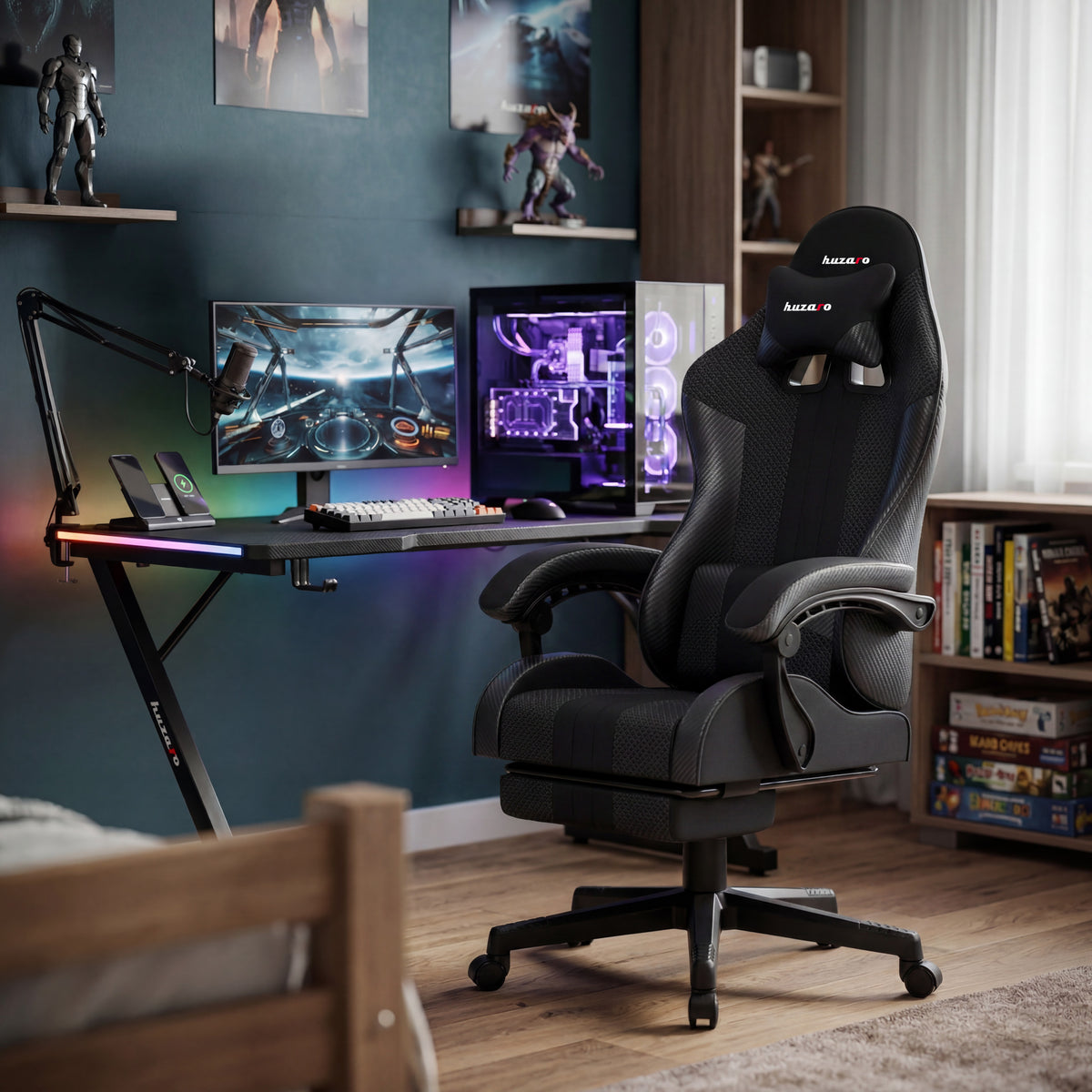 HUZARO Force 4.7 Carbon Mesh Gaming Chair