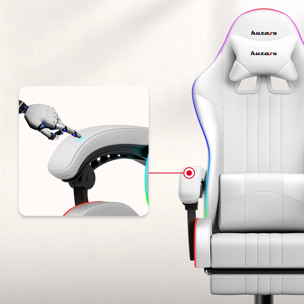 Non-slip armrests