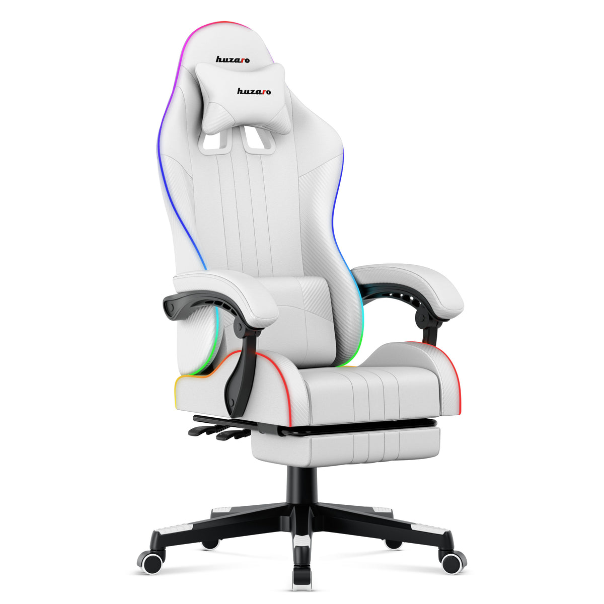 HUZARO Force 4.7 White RGB Gaming Chair – OUTLET