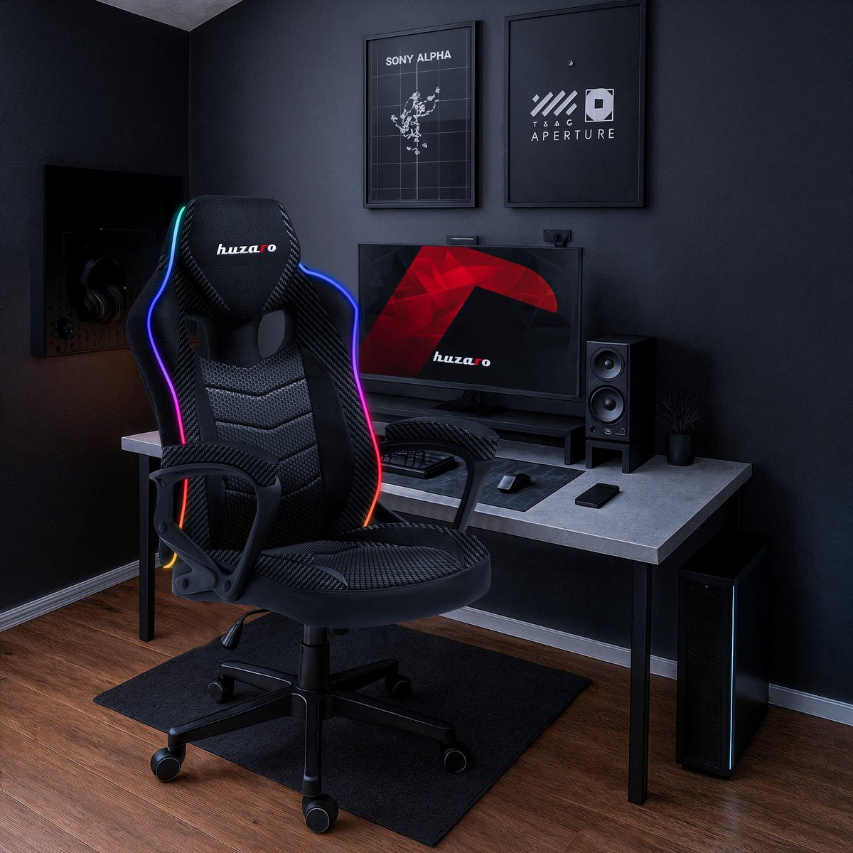 Huzaro Force 2.5 RGB Carbon Mesh Gaming Chair