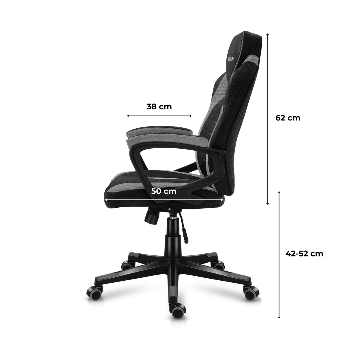 Huzaro FORCE 2.5 Grey Mesh Gaming Chair