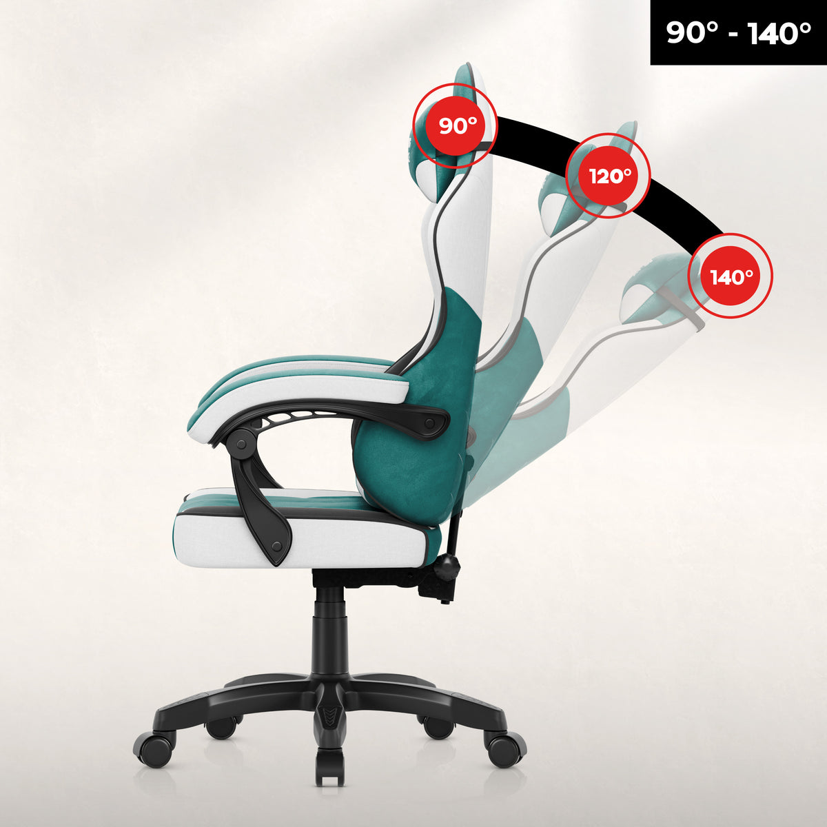 Huzaro Force 2.7 Green velour gaming chair