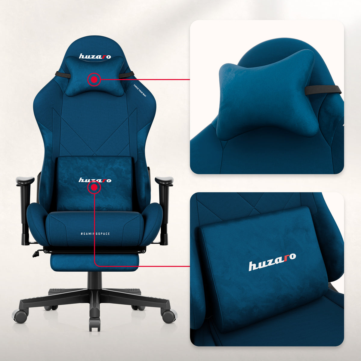 Huzaro Force 5.7 Blue gaming chair