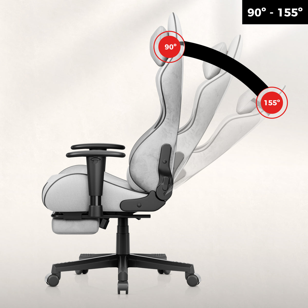 Huzaro Force 5.7 Grey gaming chair