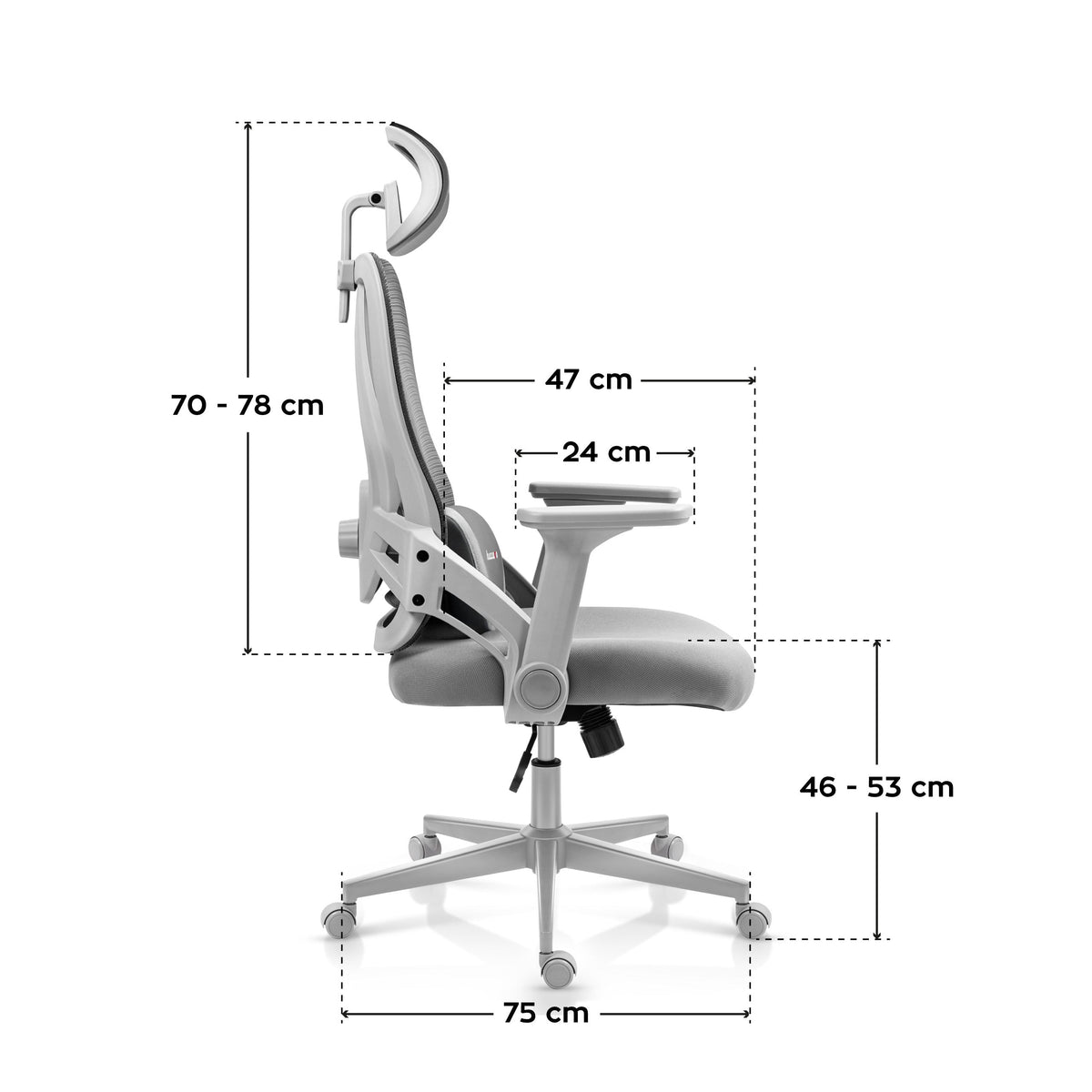 Huzaro Combat 2.7 Grey gaming chair