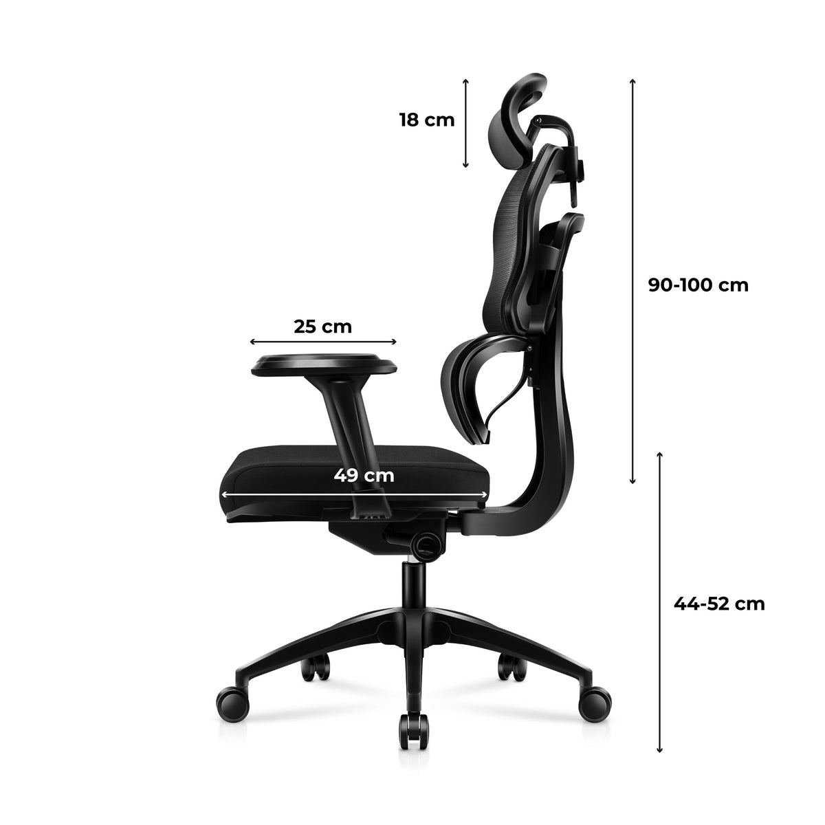 Huzaro Combat 7.0 Black Gaming Chair