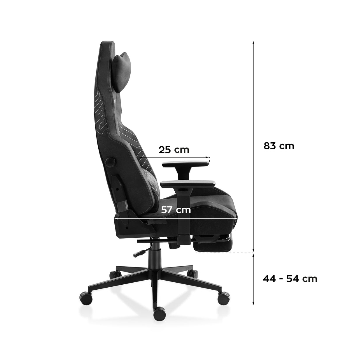 HUZARO FORCE 8.1 Black Gaming Chair