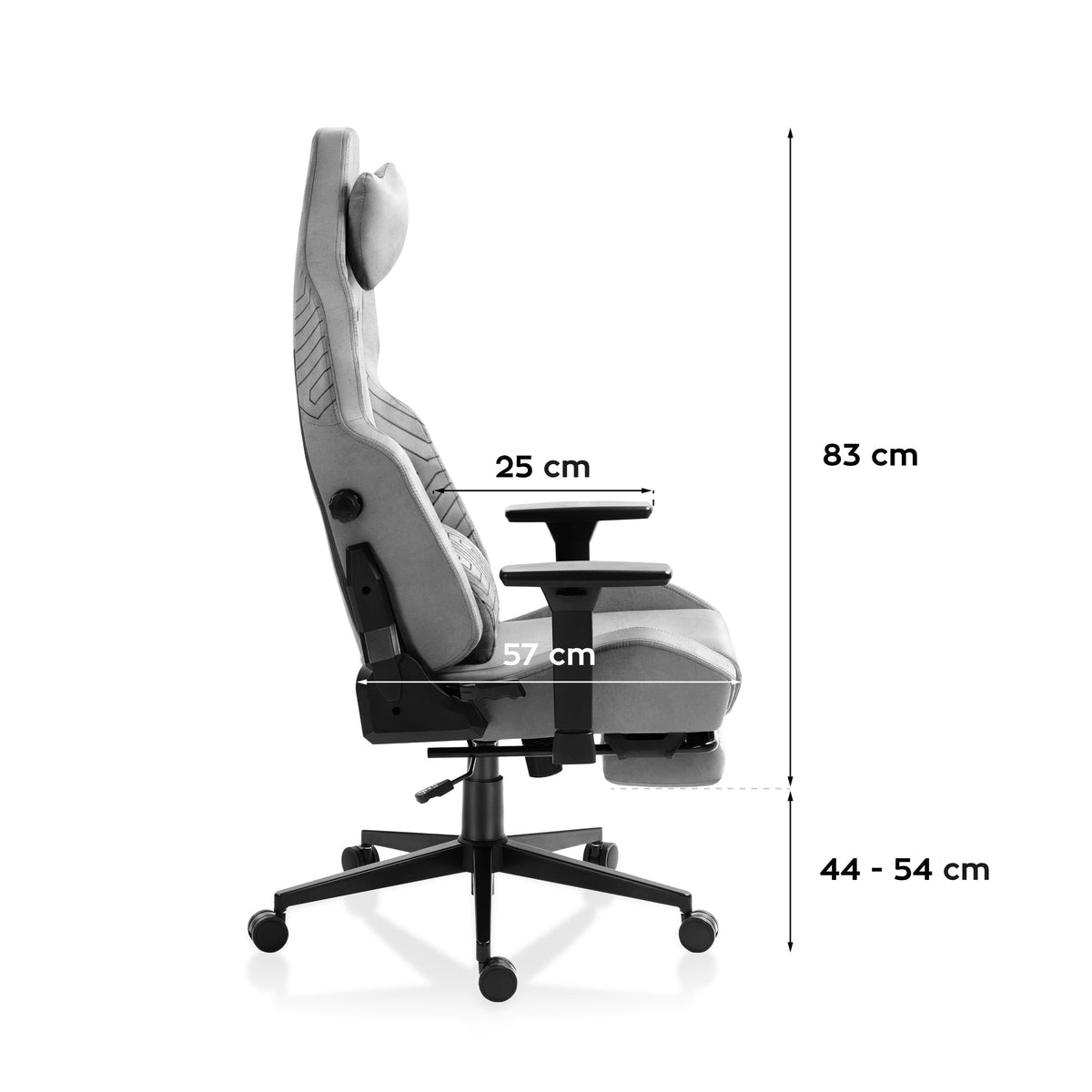 HUZARO FORCE 8.1 Grey Gaming Chair