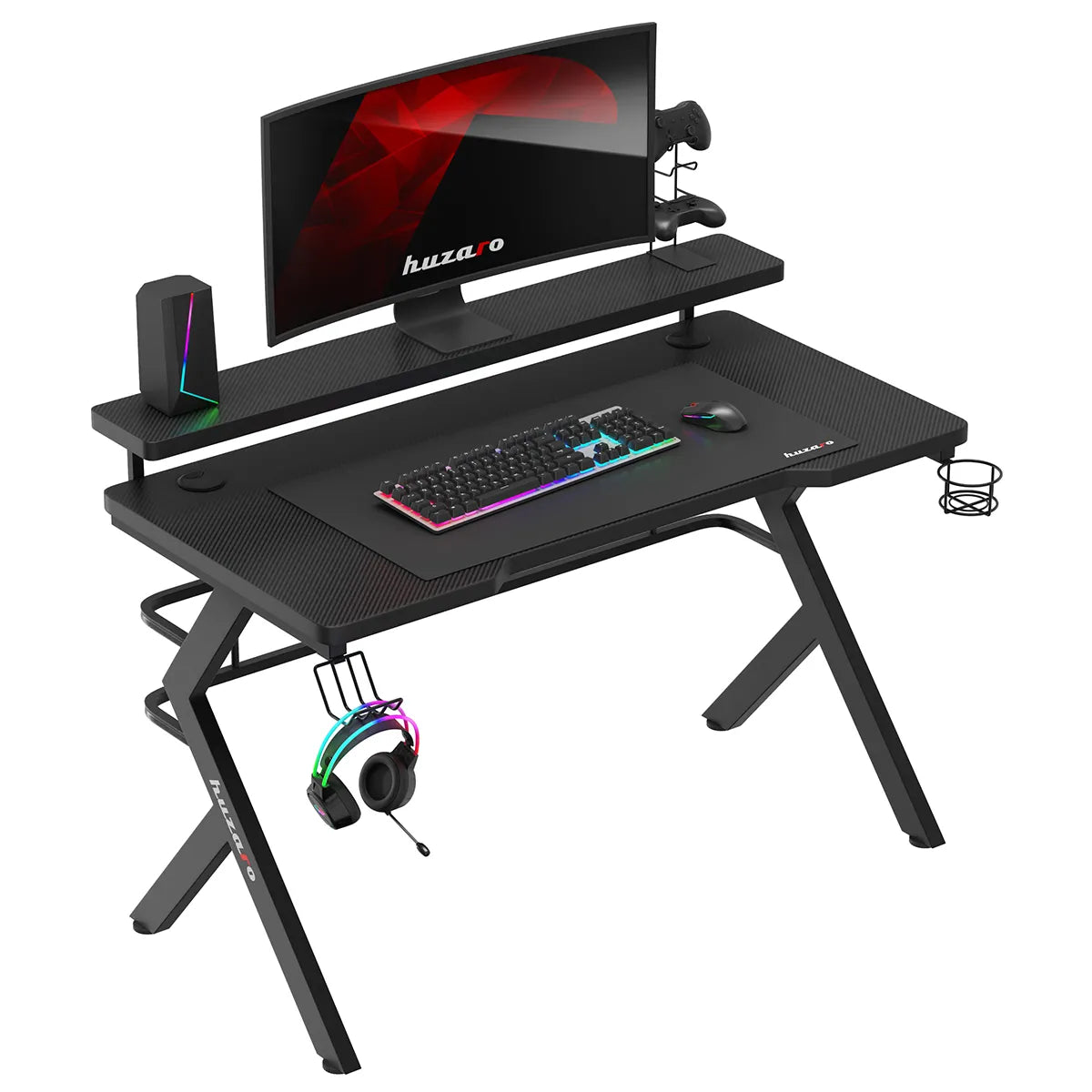 Huzaro Hero 5.0 Black 120 cm Gaming Desk