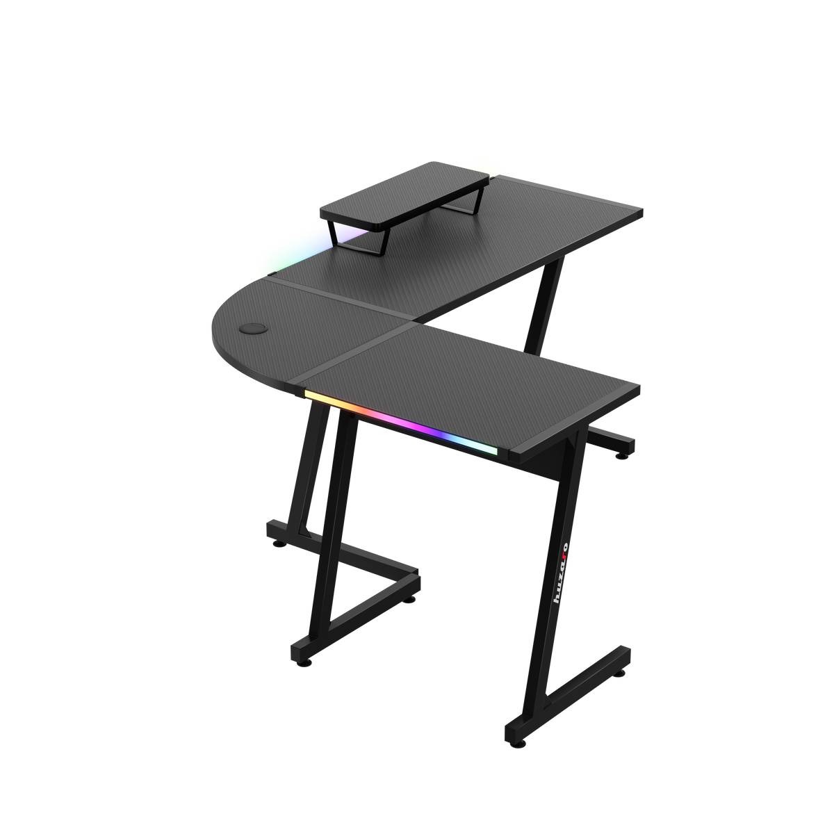 HUZARO HERO 6.0 Black RGB Smart 147 cm Gaming Desk