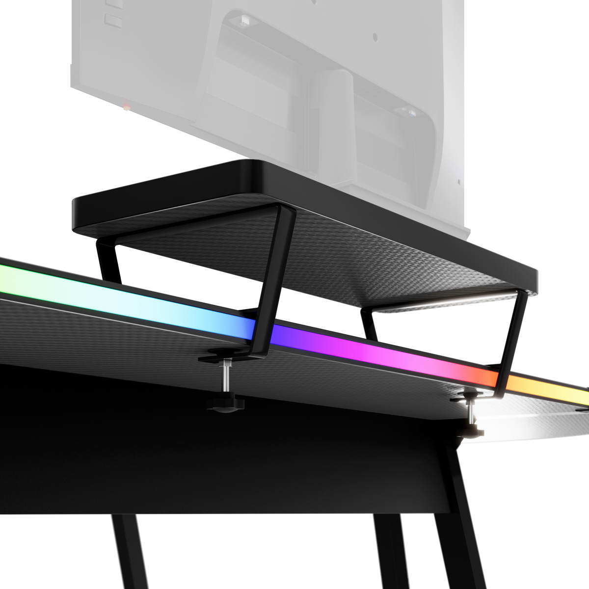 HUZARO HERO 6.0 Black RGB Smart 147 cm Gaming Desk
