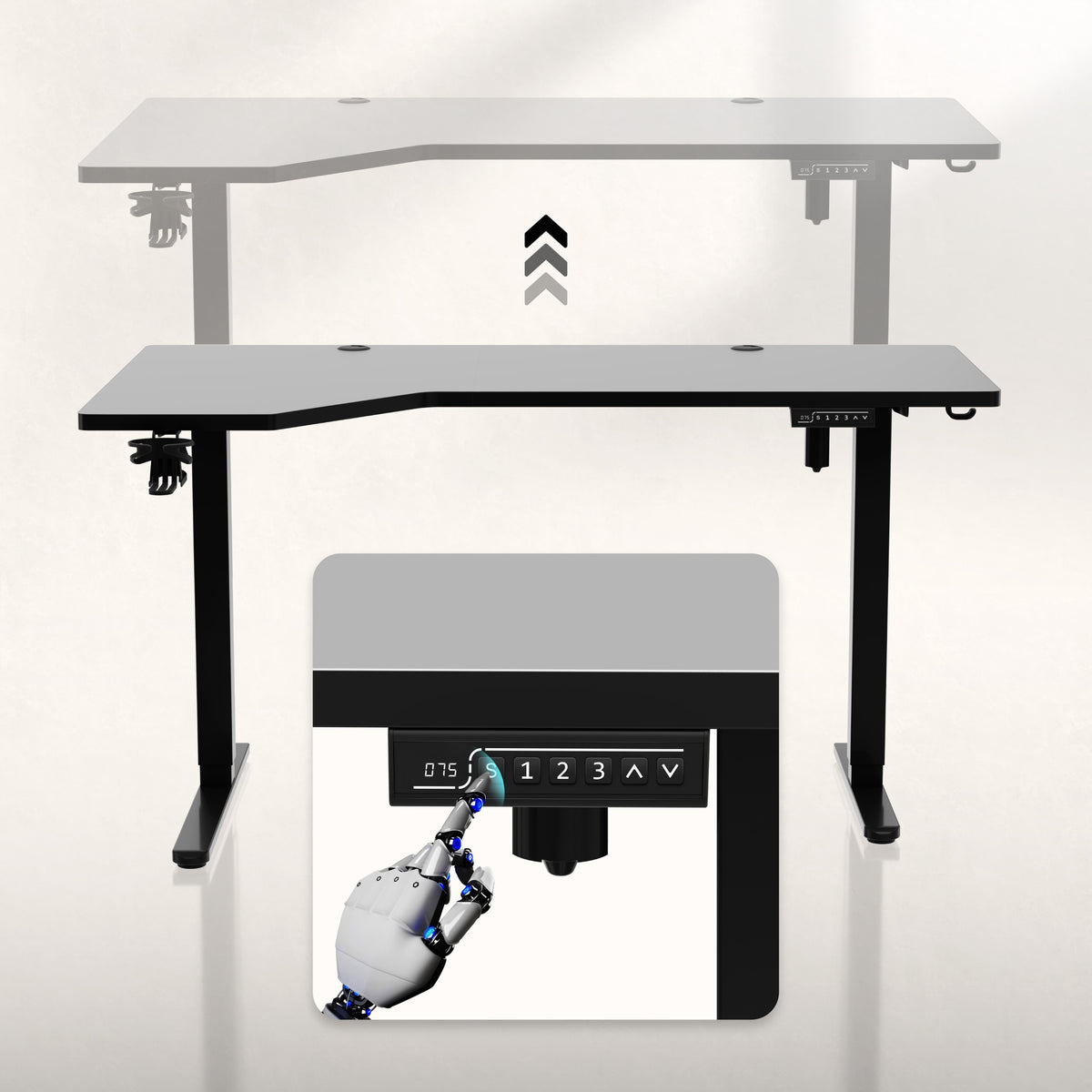 Huzaro Hero 9.1 Electric Desk, 145 cm