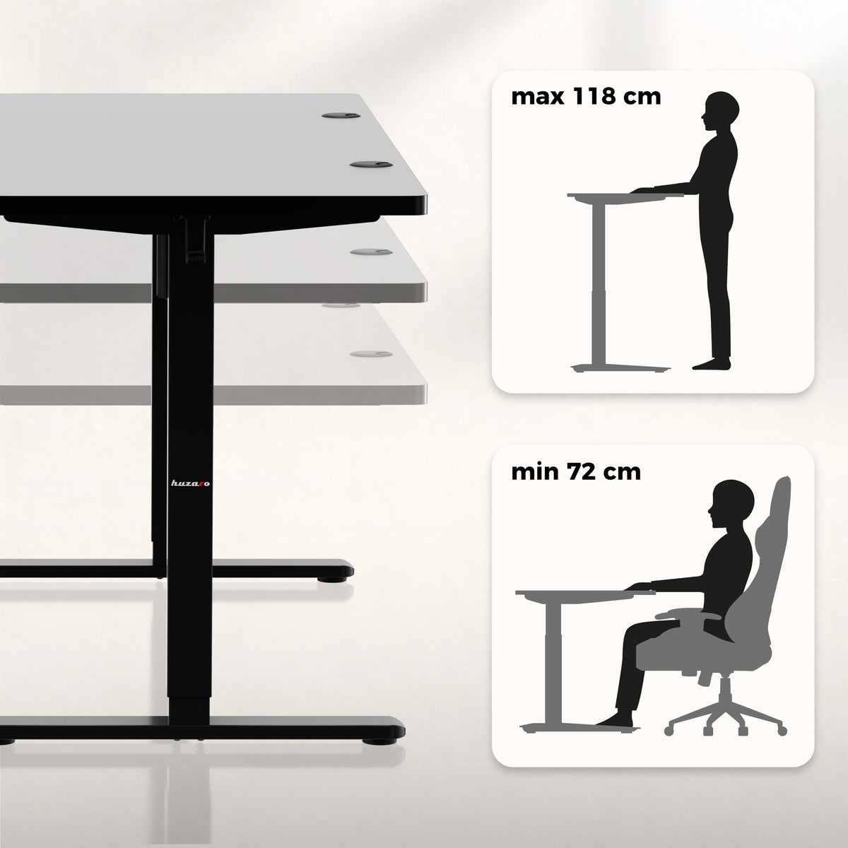 Ergonomic electric desk